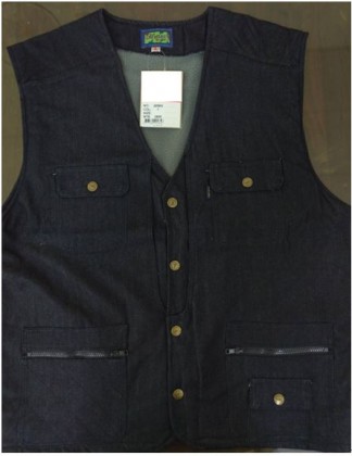 純棉鋪棉釣魚背心2858A-1 100% COTTON